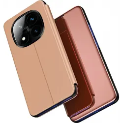 Phonesta Smart Mirror View Book Klapphülle für Xiaomi Redmi Note 14 Pro Plus - Roségold