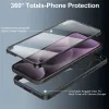 Phonesta Slim Protect 360 Vollschutzhülle Displayschutzfolie für Oppo Reno12 F/Reno12 FS - Grün 2