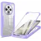 Phonesta Slim Protect 360 Vollschutzhülle Displayschutzfolie für Oppo Reno12 F/Reno12 FS - Lila