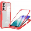 Phonesta Slim Protect 360 Vollschutzhülle Displayschutzfolie für Samsung Galaxy A16 - Rot