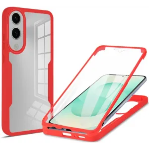 Phonesta Slim Protect 360 Vollschutzhülle Displayschutzfolie für Samsung Galaxy S25 Edge - Rot