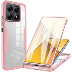 Phonesta Slim Protect 360 Vollschutzhülle Displayschutzfolie für Xiaomi 14T - Rosa