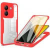 Phonesta Slim Protect 360 Vollschutzhülle Displayschutzfolie für Xiaomi Poco M7 Pro - Rot