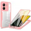 Phonesta Slim Protect 360 Vollschutzhülle Displayschutzfolie für Xiaomi Poco M7 Pro - Rosa