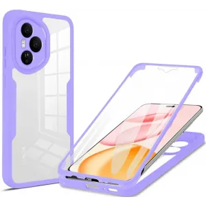 Phonesta Slim Protect 360 Vollschutzhülle Displayschutzfolie für HONOR 400 Pro - Lila