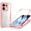 Phonesta Slim Protect 360 Vollschutzhülle Displayschutzfolie für Oppo Reno13 - Rosa