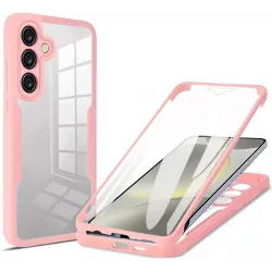 Phonesta Slim Protect 360 Vollschutzhülle Displayschutzfolie für Samsung Galaxy S23 FE - Rosa