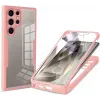 Phonesta Slim Protect 360 Vollschutzhülle Displayschutzfolie für Samsung Galaxy S24 Ultra - Rosa