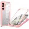 Phonesta Slim Protect 360 Vollschutzhülle Displayschutzfolie für Samsung Galaxy S25/S24 - Rosa