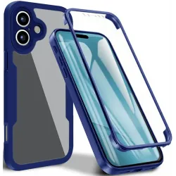 Phonesta Slim Protect 360 Vollschutzhülle Displayschutzfolie für Apple iPhone 17 - Blau