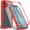Phonesta Slim Protect 360 Vollschutzhülle Displayschutzfolie für Apple iPhone 17 - Rot