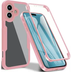 Phonesta Slim Protect 360 Vollschutzhülle Displayschutzfolie für Apple iPhone 17 - Rosa