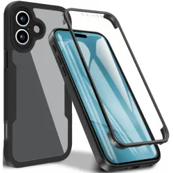Phonesta Slim Protect 360 Vollschutzhülle Displayschutzfolie für Apple iPhone 17 - Schwarz