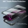 Phonesta Slim Protect 360 Vollschutzhülle Displayschutzfolie für Apple iPhone 17 Pro - Lila 2