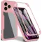 Phonesta Slim Protect 360 Vollschutzhülle Displayschutzfolie für Apple iPhone 17 Pro Max - Rosa