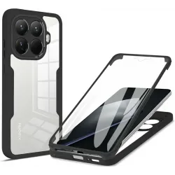 Phonesta Slim Protect 360 Vollschutzhülle Displayschutzfolie für Xiaomi 15T Pro - Schwarz