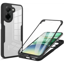 Phonesta Slim Protect 360 Vollschutzhülle Displayschutzfolie für Xiaomi Redmi A5 173.4mm - Schwarz