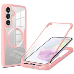 Phonesta Slim Protect 360 Vollschutzhülle Displayschutzfolie und MagSafe für Samsung Galaxy A36/A56 - Rosa