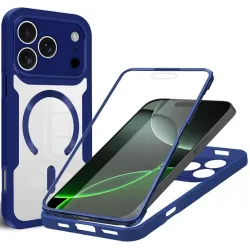 Phonesta Slim Protect 360 Vollschutzhülle Displayschutzfolie und MagSafe für Apple iPhone 17 Pro Max - Blau