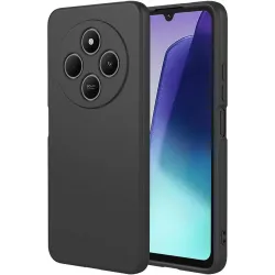 Phonesta Soft Silk Silikon Back Cover Hülle für Xiaomi Redmi 14C / Xiaomi Poco C75 - Schwarz