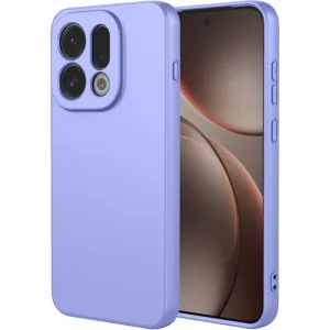 Phonesta Soft Silk Silikon Back Cover Hülle für Oppo Find X9 - Lila