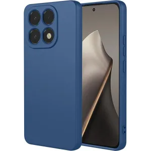 Phonesta Soft Silk Silikon Back Cover Hülle für Xiaomi 15T - Dunkelblau