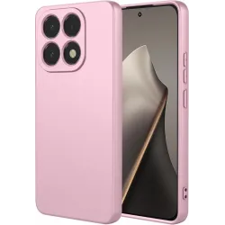 Phonesta Soft Silk Silikon Back Cover Hülle für Xiaomi 15T - Rosa