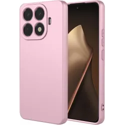 Phonesta Soft Silk Silikon Back Cover Hülle für Xiaomi 15T Pro - Rosa