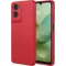 Phonesta Soft Silk Silikon Back Cover Hülle für Motorola Moto G06/G06 Power - Rot