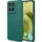 Phonesta Soft Silk Silikon Back Cover Hülle für Motorola Moto G86 - Dunkelgrün