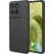 Phonesta Soft Silk Silikon Back Cover Hülle für Motorola Moto G86 - Schwarz