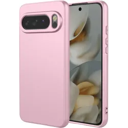 Phonesta Soft Silk Silikon Back Cover Hülle für Google Pixel 10 Pro XL - Rosa