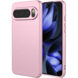 Phonesta Soft Silk Silikon Back Cover Hülle für Google Pixel 10 / 10 Pro - Rosa