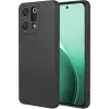 Phonesta Soft Silk Silikon Back Cover Hülle für Oppo Reno14 - Schwarz
