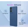 Phonesta Soft Silk Silikon Back Cover Hülle für Motorola Edge 50 Fusion - Dunkelblau 5