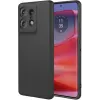 Phonesta Soft Silk Silikon Back Cover Hülle für Motorola Edge 50 Pro - Schwarz 0