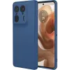Phonesta Soft Silk Silikon Back Cover Hülle für Motorola Edge 50 Ultra - Dunkelblau 0