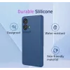 Phonesta Soft Silk Silikon Back Cover Hülle für Motorola Moto G35 - Dunkelblau 1