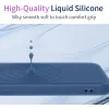 Phonesta Soft Silk Silikon Back Cover Hülle für Motorola Moto G55 - Dunkelblau 3