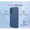 Phonesta Soft Silk Silikon Back Cover Hülle für Motorola Moto G55 - Dunkelgrün 5
