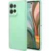 Phonesta Soft Silk Silikon Back Cover Hülle für Motorola Moto G75 - Matcha Grün 0