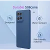 Phonesta Soft Silk Silikon Back Cover Hülle für Motorola Moto G75 - Schwarz 1