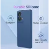 Phonesta Soft Silk Silikon Back Cover Hülle für Motorola Moto G85 - Dunkelgrün 1