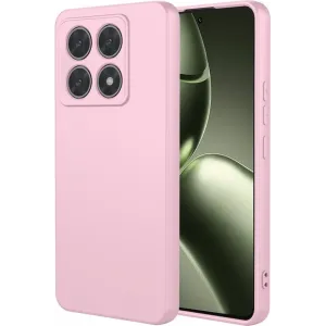 Phonesta Soft Silk Silikon Back Cover Hülle für Xiaomi 14T - Rosa