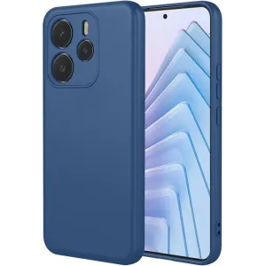 Phonesta Soft Silk Silikon Back Cover Hülle für Xiaomi Redmi Note 14 5G - Dunkelblau