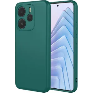 Phonesta Soft Silk Silikon Back Cover Hülle für Xiaomi Redmi Note 14 5G - Dunkelgrün