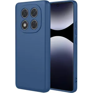 Phonesta Soft Silk Silikon Back Cover Hülle für Xiaomi Redmi Note 14 Pro 4G - Dunkelblau