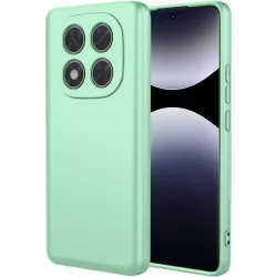 Phonesta Soft Silk Silikon Back Cover Hülle für Xiaomi Redmi Note 14 Pro 4G - Matcha Grün