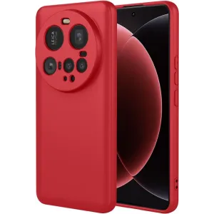 Phonesta Soft Silk Silikon Back Cover Hülle für Xiaomi 15 Ultra - Rot
