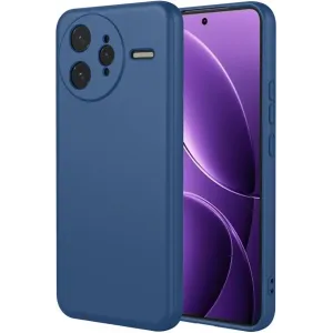 Phonesta Soft Silk Silikon Back Cover Hülle für Xiaomi Poco F7 Ultra - Dunkelblau